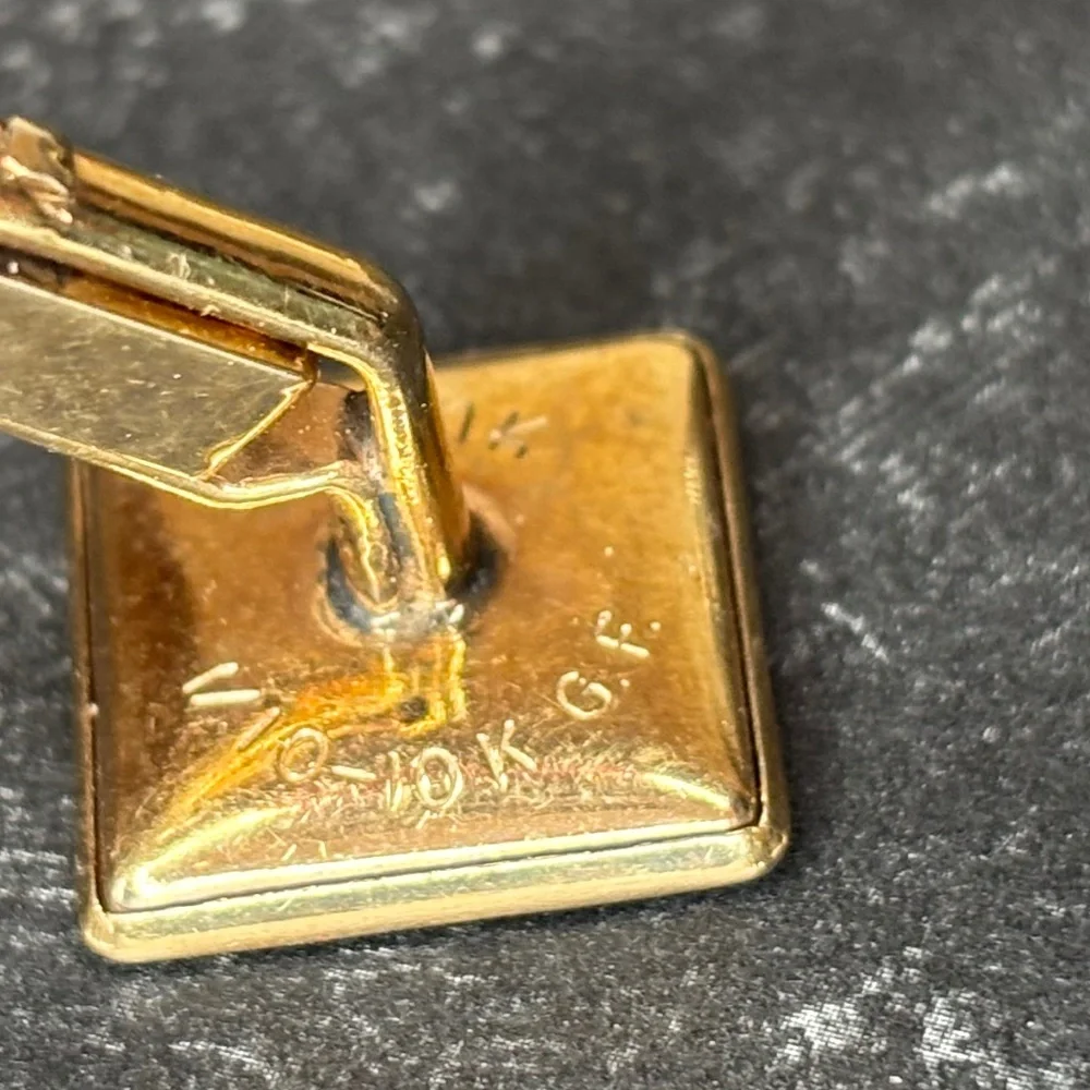 Vintage Lot of Five Sets Swank Sarah Coventry Men's Cuff Links Sliver Gold Tone